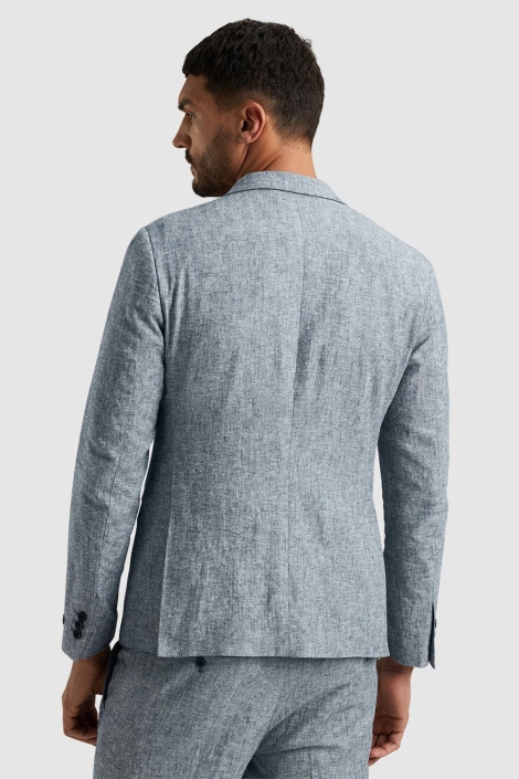 Cast Iron blazer 2 tone structured linen